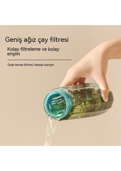 S Ücretsiz Bardak Yüksek Yüz Değeri Basit Kaktüs Tarzı Çay Sızıntısı Plastik Su Bardağı Taşınabilir Düz Içecek Bardağı (Yurt Dışından) fırsatları