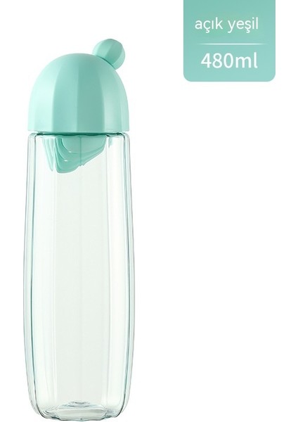 S Ücretsiz Bardak Yüksek Yüz Değeri Basit Kaktüs Tarzı Çay Sızıntısı Plastik Su Bardağı Taşınabilir Düz Içecek Bardağı (Yurt Dışından)