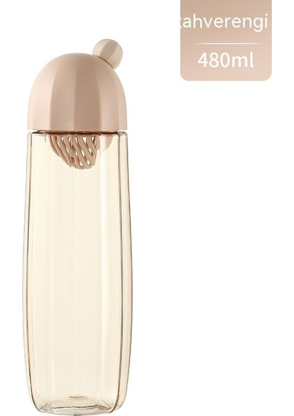 S Ücretsiz Bardak Yüksek Yüz Değeri Basit Kaktüs Tarzı Çay Sızıntısı Plastik Su Bardağı Taşınabilir Düz Içecek Bardağı (Yurt Dışından)