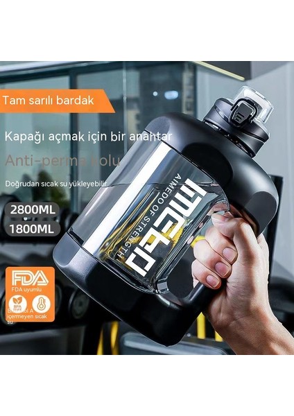 Anti-Sıcak Büyük Kapasiteli Plastik Su Bardağı Pc Malzeme Yüksek Sıcaklığa Dayanıklı Açık Spor (Yurt Dışından) modelleri