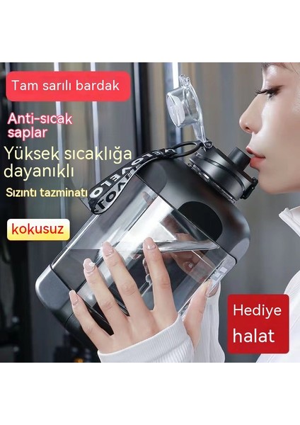 Anti-Sıcak Büyük Kapasiteli Plastik Su Bardağı Pc Malzeme Yüksek Sıcaklığa Dayanıklı Açık Spor (Yurt Dışından) indirimleri