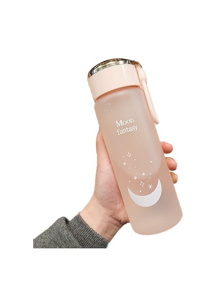 Yaratıcı Buzlu Plastik Bardak Su Bardağı Kadın Yaz Ins Basit Düşmeyi Önleyici Erkek Öğrenci Bardağı Sevimli Taşınabilir (Yurt Dışından)