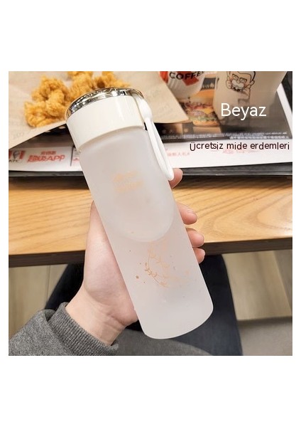 Yaratıcı Buzlu Plastik Bardak Su Bardağı Kadın Yaz Ins Basit Düşmeyi Önleyici Erkek Öğrenci Bardağı Sevimli Taşınabilir (Yurt Dışından) modelleri