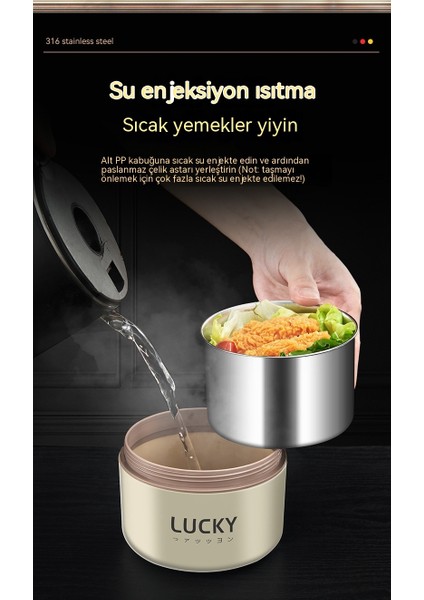 Kesinlikle Seçilmiş Mağaza 316 Paslanmaz Çelik Isı Yalıtımlı Öğle Yemeği Kutusu (Yurt Dışından) modelleri