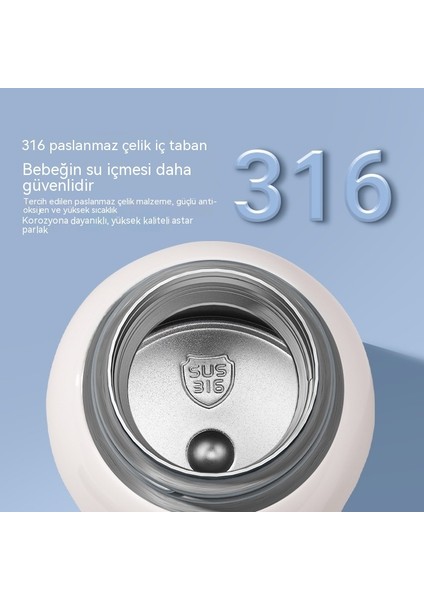 Termos Bardak Büyük Kapasiteli 316 Paslanmaz Çelik Su Isıtıcısı Astronot Sevimli Karikatür Çocuk Su Bardağı (Yurt Dışından) fiyatları