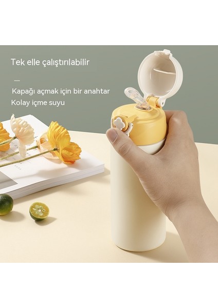 Yaz Yeni Stil Yüksek Görünümlü Yetişkin Kızlar Sevimli Çocuk Taşınabilir Saman Termos Bardak (Yurt Dışından) fiyatları