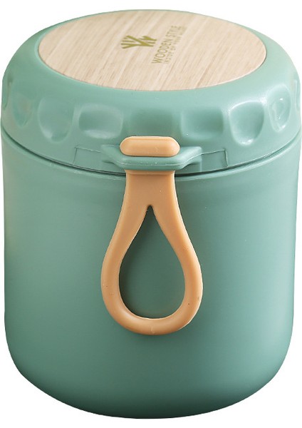 Ins Ahşap Tahıl 304 Çorba Bardağı Öğrenci Kahvaltı Bardağı Süt Bardağı Açık Ofis Salatası Taşınabilir Çorba Püresi Çorba Kavanozu Mikrodalga Isıtmalı (Yurt Dışından)