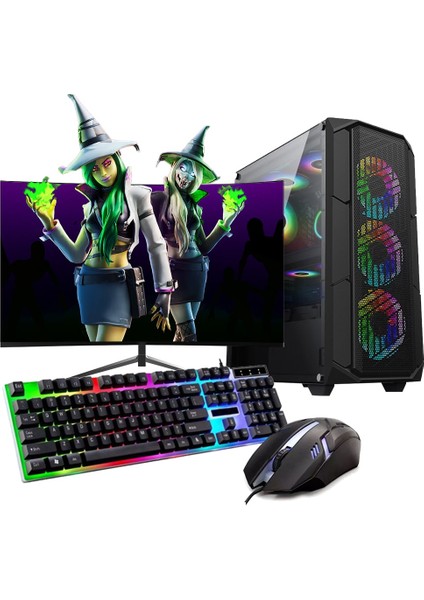 I5 10400F 16GB 240SSD 1tb HDD 4GB GTX1650 24" Monitörlü (Gaming Set)