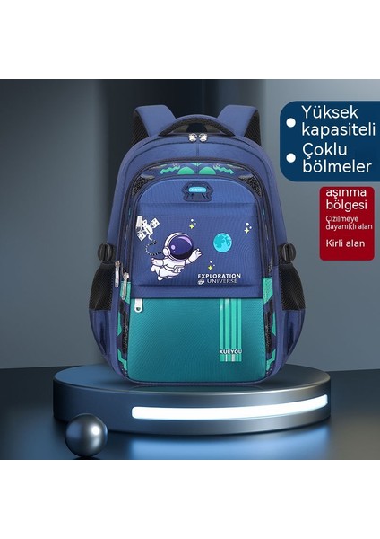 FastDeal Store Okul Çantası-Çocuk Omuz Sırt Çantası-Erkek-Su Geçirmez, Omurgayı Korur (Yurt Dışından)