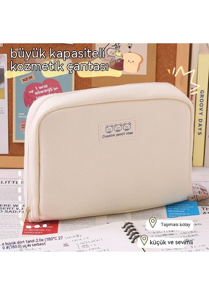 Büyük Kapasiteli Öğrenci Kalem Çantası Sınıflandırma Depolama Yüksek Değerli Kozmetik Çantası Bölmesi Saklama Çantası Saklama Çantası (Yurt Dışından) indirimleri