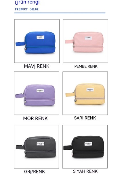 Basit ve Büyük Kapasiteli Çift Katmanlı Kalem Çantası Çok Fonksiyonlu Kırtasiye Çantası Kız Genç Lise Öğrencisi Ins Japon Kırtasiye Kutusu (Yurt Dışından) indirimleri