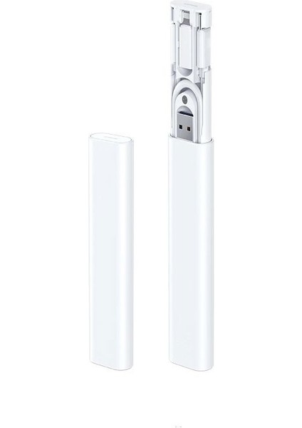 F0H7 7 In 1 Çok Işlevli Type-C, Usb, Micro Lighting Port, Seyahat Seti Iphone, Android, Pc Çevirici