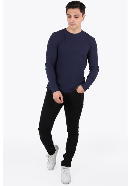 5073-2 Waffle O Yaka Sweat