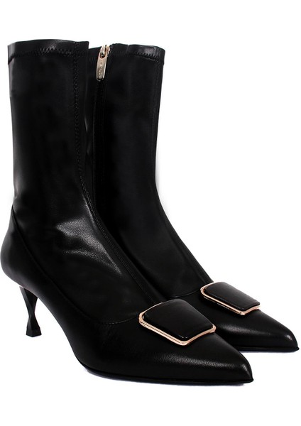 Zuniga Kadın Bot - Siyah