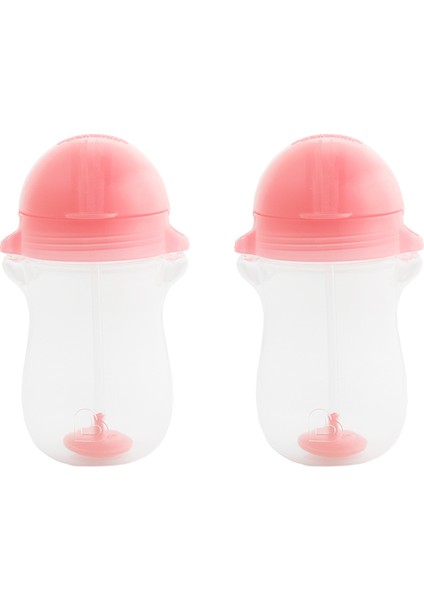 Tıklama Kilitli Uçlu Pipetli Alıştırma Bardağı, 12AY+, 296ML, 2li Paket