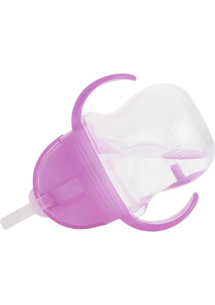 Sabit Vakumlu Beslenme Tabağı &tıklama Uçlu Pipetli Alıştırma Bardağı 6AY+ Mor 2'li Paket fırsatları