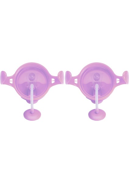 Tıklama Kilitli Uçlu Pipetli Alıştırma BARDAĞI,6AY+,207ML,2LI Paket