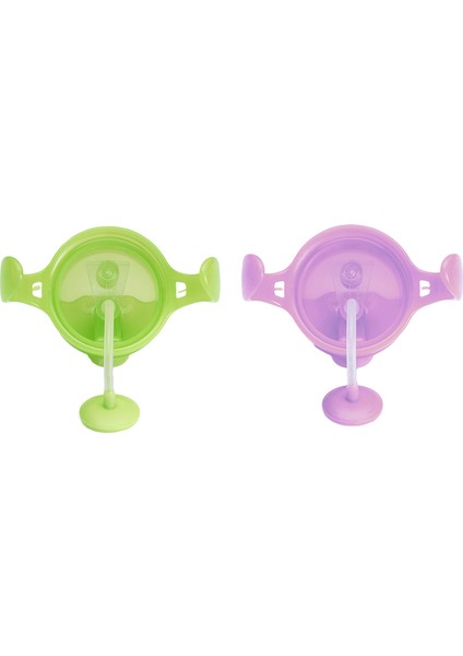 Tıklama Kilitli Uçlu Pipetli Alıştırma BARDAĞI,6AY+,207ML,2LI Paket