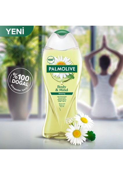Body & Mind Papatya Özü ve Doğal Yağ ile Rahatlatıcı Banyo ve Duş Jeli 500 ml