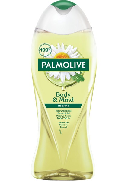 Body & Mind Papatya Özü ve Doğal Yağ ile Rahatlatıcı Banyo ve Duş Jeli 500 ml