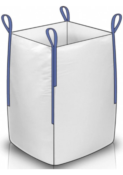 Big Bag Çuval 90 x 90 x 120 cm Altı Kapalı Üstü Açık 1 Adet