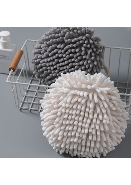 3 Adet Banyo El Havlusu Şönil Asma El Havlusu Topu Mikrofiber Kabarık Emici Yumuşak Küçük Banyo Havlusu Döngüler ile (Yurt Dışından) indirimleri
