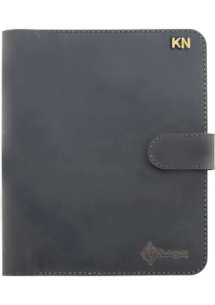 Twingold Kişiye Özel Crazy Deri A5 Defter ve Ajanda Kılıfı Antrasit modelleri