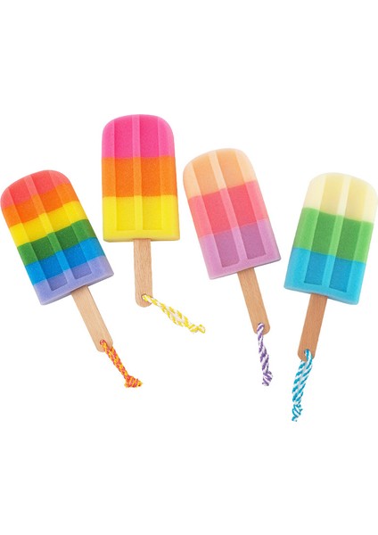 Sünger Dondurma Cam Temizleme Fırçası - Şişe Temizleme Fırçası Kavisli Su Şişesi Temizleyici Temizleme Aracı (3 Adet) (Yurt Dışından)