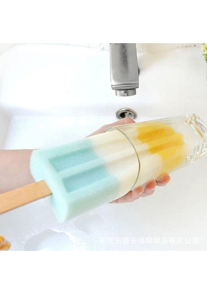 Sünger Dondurma Cam Temizleme Fırçası - Şişe Temizleme Fırçası Kavisli Su Şişesi Temizleyici Temizleme Aracı (3 Adet) (Yurt Dışından) fiyatları