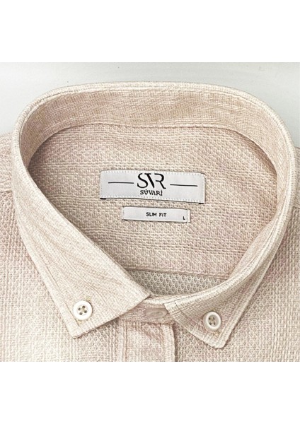 Trend Dar Kalıp Spor Dekor Desenli Gömlek fiyatları