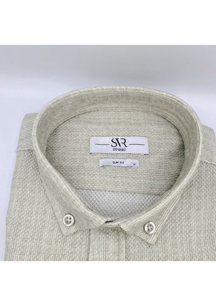 Trend Dar Kalıp Spor Dekor Desenli Gömlek fiyatları