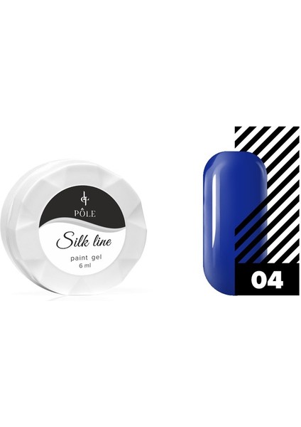 Jel Boya Örümcek & Nail Art/dizayn Silk Line 04 Lacivert 6 Ml.