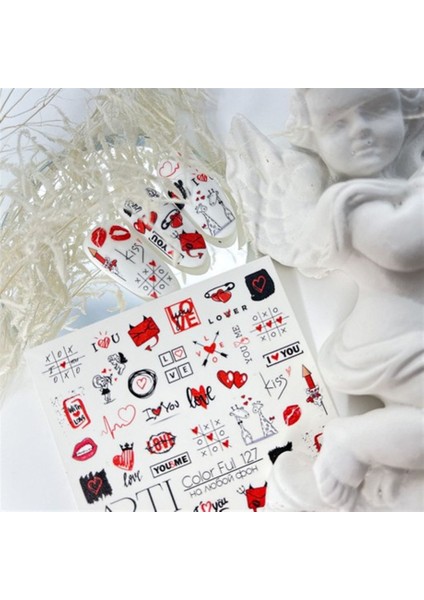 Stiker Arti 127 Love You - Aşk Teması