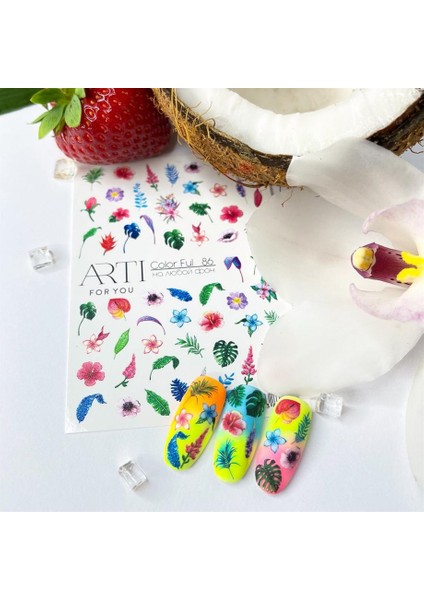 Stiker Arti 86 Flora