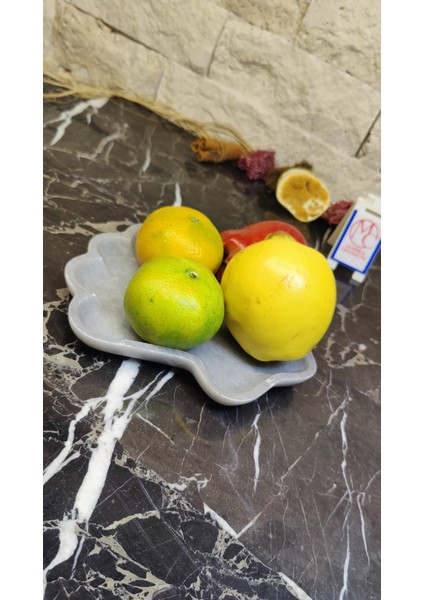 Mermer Istiridye Sunumluk Tepsi Dekoratif Çerezlik Kase Tabak fiyatları