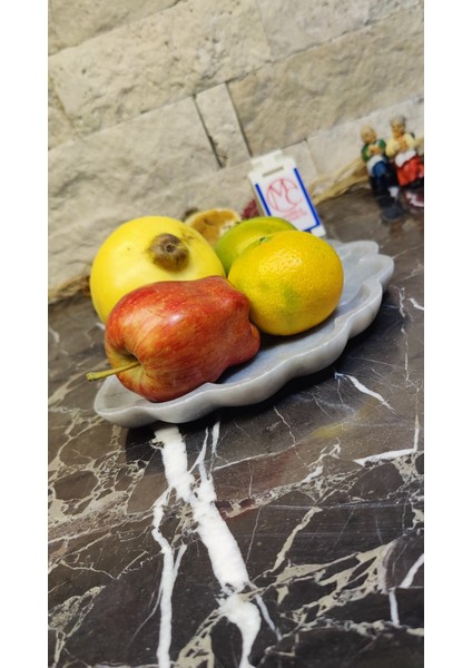 Mermer Istiridye Sunumluk Tepsi Dekoratif Çerezlik Kase Tabak modelleri