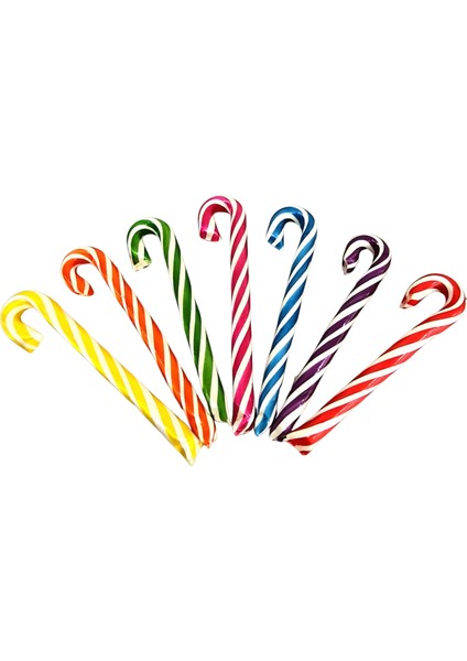 Yılbaşı Baston Şeker 20 Adet 25 gr Karışık pastel Renk fırsatları