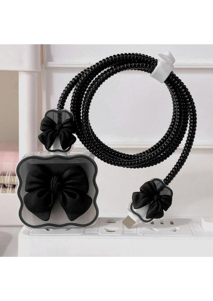 Iphone 18W/20W Uyumlu Şarj Aleti Kılıfı, Şarj Kablosu Örme Aparatı, Toparlayıcı, Kablo Koruyucu