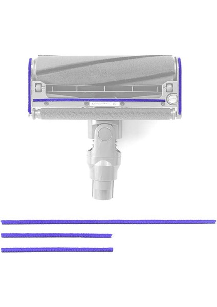 【gui Xulian】2x Yedek Alt Şerit Peluş Şerit Keçe Şerit V6 V7 V10 Elektrikli Süpürge Yumuşak Rulo Kafa Aksesuarları (Yurt Dışından) fiyatları