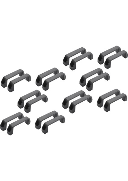 [gui Xulian] Dolap Çekmece Kapısı Plastik Saplı Çekme Düğmesi 120MM 4,7 Inç 20 Adet (Yurt Dışından)