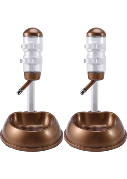 [gui Xulian] 2x Otomatik Pet Tiryakisi Köpek Kaseleri Su Şişeleri Evrensel Köpek Tiryakisi Besleyici Kaldırılabilir Kase Dağıtıcı Kase-Altın (Yurt Dışından)