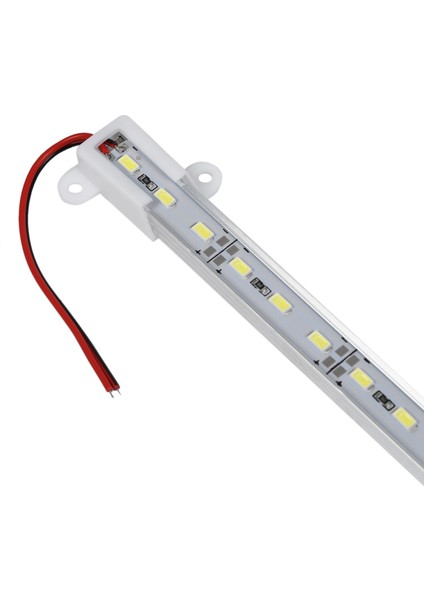 [gui Xulian] 4 Adet 50CM 12V 36 LED 5050 Smd Sert Şerit Bar Işığı Alüminyum Sert Beyaz (Yurt Dışından)
