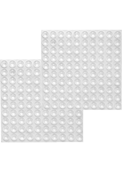 【gui XULIAN】400X Şeffaf Yapışkanlı Tampon Pedleri Kendinden Yapışkanlı Ses Sönümleme Kapı Dolabı Tampon Pedleri, 8 x 2.5mm (Yurt Dışından)