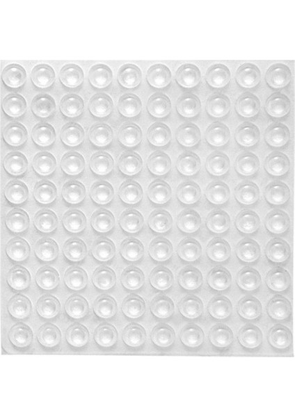 【gui XULIAN】400X Şeffaf Yapışkanlı Tampon Pedleri Kendinden Yapışkanlı Ses Sönümleme Kapı Dolabı Tampon Pedleri, 8 x 2.5mm (Yurt Dışından)