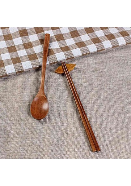 [gui Xulian]el Yapımı Hünnap Ağacı Ahşap Kore Yemek Takımı Kombinasyonları Gereç, 15 Kaşık ve Yemek Çubukları Seti (Yurt Dışından) modelleri