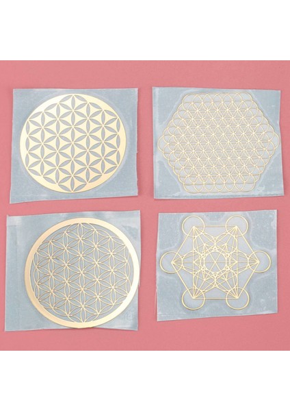 [gui Xulian] 24 Adet/takım Yeni Metal Enerji Dekor Çıkartma Yaşam Çiçeği (Yurt Dışından) fiyatları