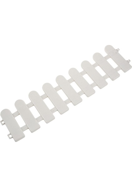 [gui Xulian] 5 Adet 50X13 cm Beyaz Plastik Ağaç Çit Avlu Kapalı Bahçe Çit Anaokulu Çiçek Bahçesi Sebze Beyaz Dekor (Yurt Dışından)