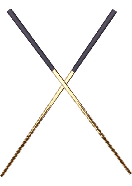 [gui Xulian] 10 Çift Yemek Çubukları Paslanmaz Çelik Çin Altın Seti Siyah Metal Çubuklar Suşi Yemek Takımı Için Kullanılan Set (Yurt Dışından) fiyatları