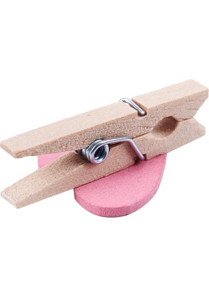【gui Xulian】mini Aşk Kalp Şekli Ahşap Klipler Mesaj Fotoğraf Tutucu Albüm Kart Kağıdı Mandal Dekor Fotoğraf - Pembe 40 Adet (Yurt Dışından) fırsatları