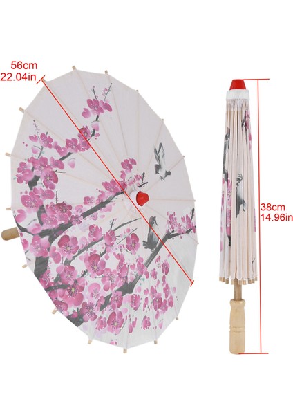 [gui Xulian] 2x Sanat Şemsiye Çin Ipek Kumaş Şemsiye Klasik Tarzı Dekoratif Şemsiye Yağlı Kağıt Boyalı Şemsiye Şemsiye (Yurt Dışından) fiyatları